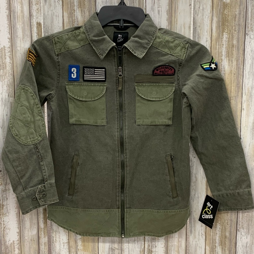 Art-Class Kids Military Inspired Jacket